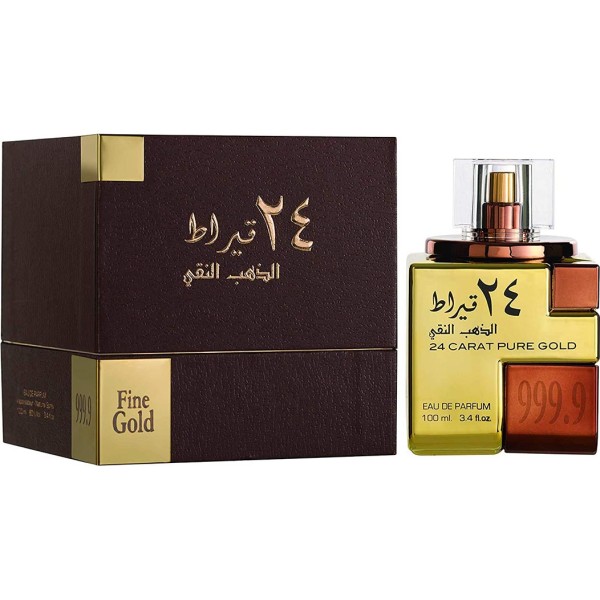 Lattafa 24 carat pure gold eau de parfum 100ml vaporizador